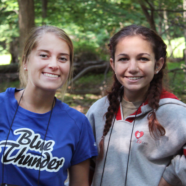 Two girls at Camp Can Do, Central PA